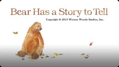 Bear Has A Story To Tell book