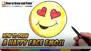 How to Draw a Happy Face Emoji