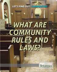 What are Community Rules and Laws?