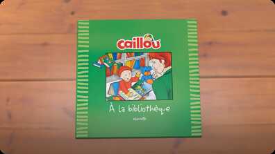 Caillou à la bibliothèque book