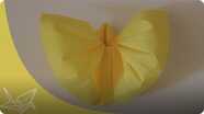Origami:Napkin Butterfly
