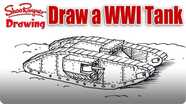 How to Draw a WWI Tank