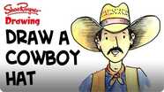 How to Draw a Cowboy Hat - Stetson