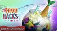 Mermaid Fishbowl Ice Cream Sundae + MORE MERMAID MUNCHIES! | FOOD HACKS FOR KIDS