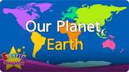 Kids vocabulary: Our Planet, Earth - Continents & Oceans