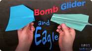 2 Easy Paper Planes – Boomerang Glider and Eagle