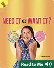Need It or Want It?