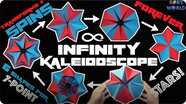 How to Make a Transforming INFINITY Kaleidoscope – Spins FOREVER!