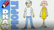 How to Draw Cartoon People Real Easy