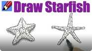 How to Draw Starfish Real Easy