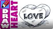 How to Draw a Heart of Stone Real Easy