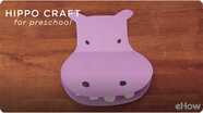Hippo Preschool Craft