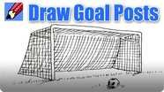 How to Draw a Soccer Goal Real Easy
