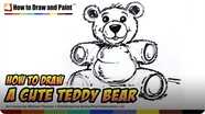 How to Draw a Cute Teddy Bear