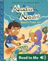 Nadia and Nadir: Beach-Trash Art
