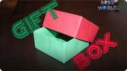 Origami Gift Box with Cover (Easy)