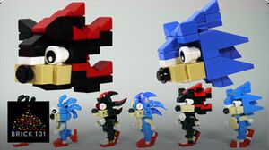 How To Build LEGO Shadow & Sonic the Hedgehog