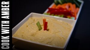 The Best Hummus Dip | Cook With Amber