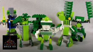 How To Build Green LEGO Robots