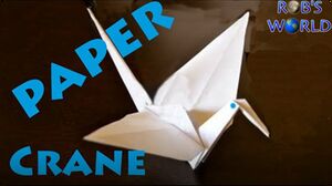 How to Make a Paper Crane (Origami)