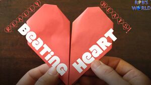 How to Make an Origami Beating Heart