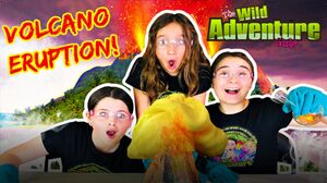 Science for Kids with The Wild Adventure Girls: Make a Volcano Eruption!