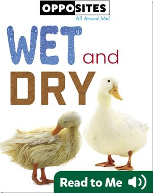 Opposites: Wet and Dry