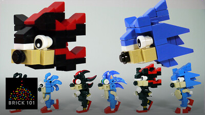 How To Build LEGO Shadow & Sonic the Hedgehog