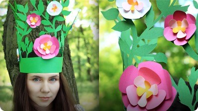 DIY Cut Paper Fairy Kids Crown