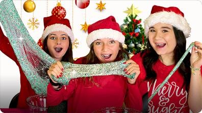 DIY Christmas Tree Slime!