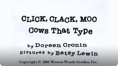 Click, Clack, Moo: Cows That Type