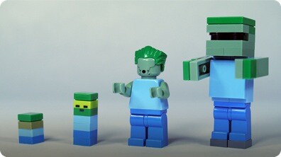 How To Build LEGO Minecraft Zombie