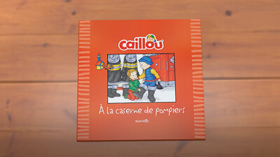 Caillou à la caserne de pompiers