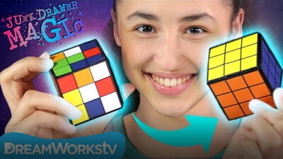 "Solving" a Rubik's Cube in Seconds | JUNK DRAWER MAGIC