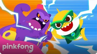 Baby Shark vs Waste Monster