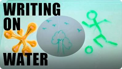 d'Art of Science: Writing on Water