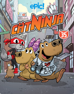Cat Ninja Book 35: The Great Escapybaras