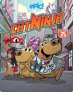 Cat Ninja Book 35: The Great Escapybaras