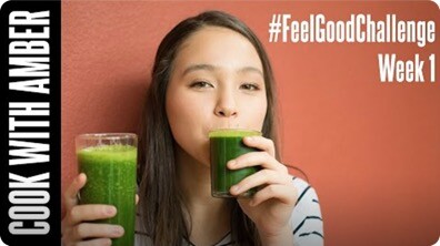 Favorite Green Smoothie & Green Juice | Cook With Amber