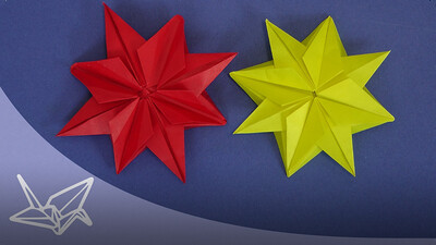Origami Christmas Star Instructions