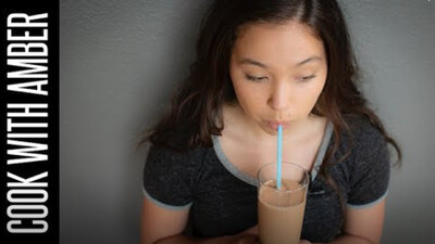 RECIPE REBOOT! Chocolate-Banana-Peanut-Butter Milkshake | Cook With Amber