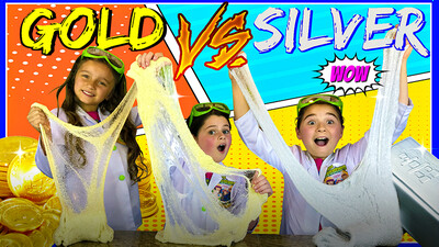 METALLIC SLIME! GOLD vs SILVER Slime!