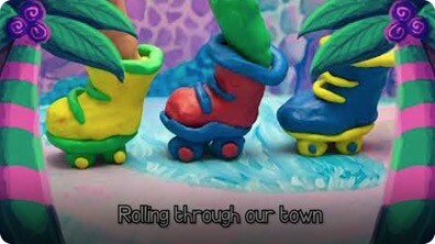 Dinosaurs on Roller Skates