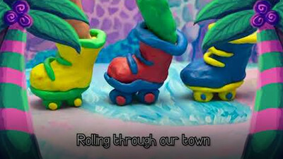 Dinosaurs on Roller Skates