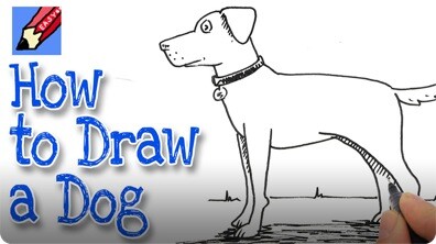 How to Draw a Dog Real Easy
