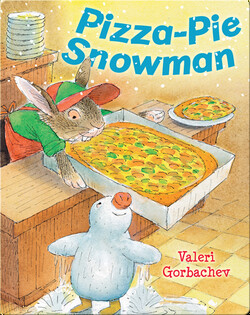 Pizza-Pie Snowman