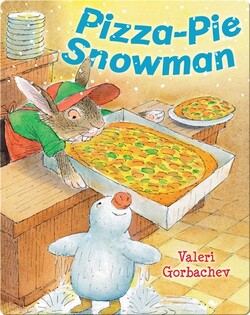 Pizza-Pie Snowman