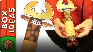 Toilet Roll Reindeer Gift Wrap