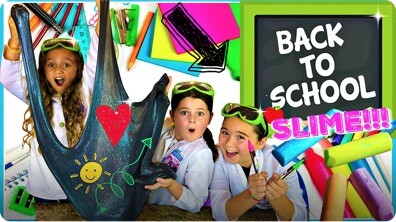 DIY Back To School CHALKBOARD SLIME!