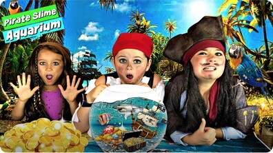How to Make a Pirate Slime Aquarium!